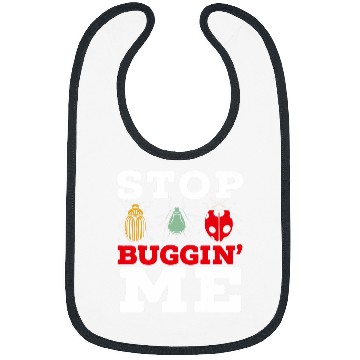 Discover Stop Buggin Me Entomology Insect Catching Ladybug Butterfly Bibs