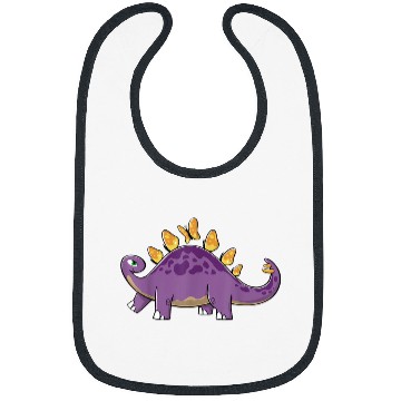 Discover Stegosaurus Butterfly Bibs