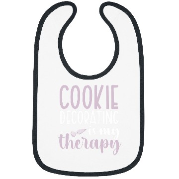 Discover Cookie Decorating Is My Therapy Cookie Decorator Bibs