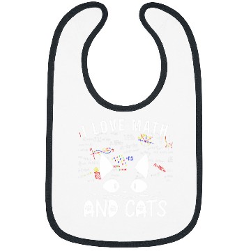 Discover Math Nerd Math Teacher Cat Lover I Love Math And Cats 25 Bibs