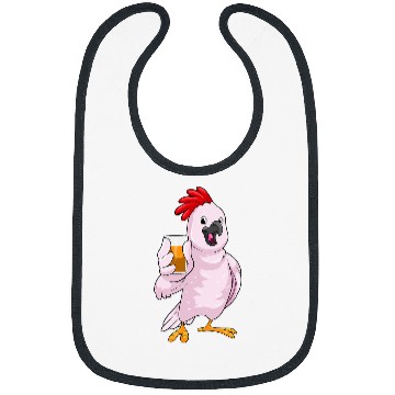 Discover Parrot Orange juice Bibs