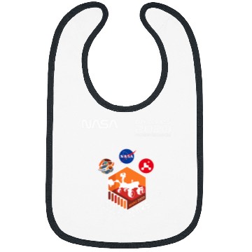 Discover Lacrosse Gift NASA Mars 2Perseverance Occupy Insignia Worm Logo Bibs