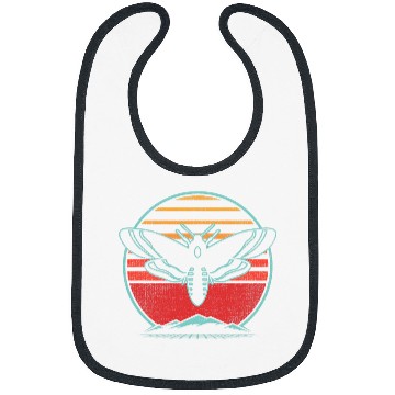 Discover Moth Retro vintages 80s Style Gift Bibs