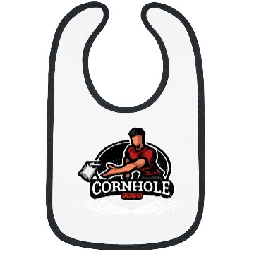 Discover Cornhole Sensei Funny Teacher Bean Bag Toss Coach Bibs