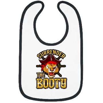 Discover Surrender The Booty Pirate Costume Bibs