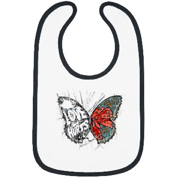 Discover Love hurts butterfly heartbreak lovebreak graphic Bibs