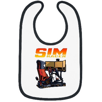 Discover Sim Racer Sim Racing Games Driving Simulator Gamer Bibs