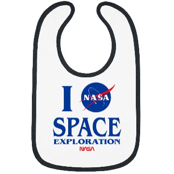 Discover Lacrosse Gift NASA space exploration Insignia Worm Logo Bibs