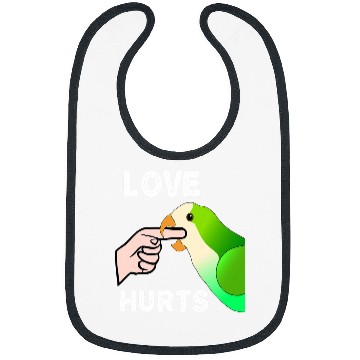 Discover Love Hurts Quaker Parrot Monk Parakeet Biting Finger Bibs