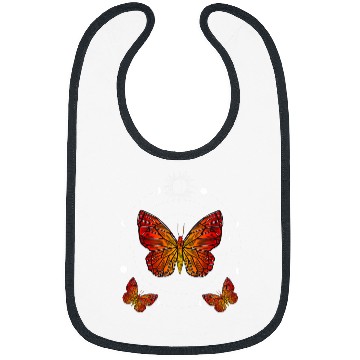 Discover Sun with Moon Phase with Esoteric Butterfly magical Bibs