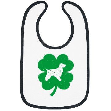 Discover Cocker Spaniel Lover Irish Shamrock Leaf St  Patricks Day Bibs