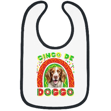 Discover Cinco De Doggo Welsh Springer Spaniel Dog Mexican Fiesta Bibs