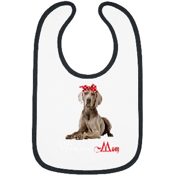 Discover dog mama puppy mom weimaraner Bibs