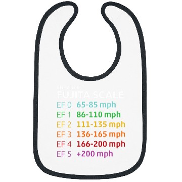 Discover Enhanced Fujita Scale Tornado Meteorologist Storm Chasing Bibs
