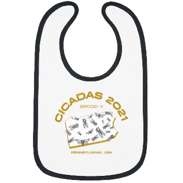 Discover Pennsylvania Cicada Invasion 2 Bibs