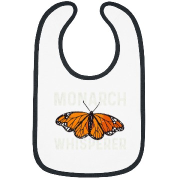 Discover Monarch Butterfly Monarch Whisperer Insect Entomologist Bibs