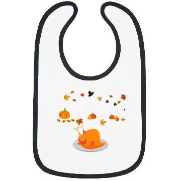 Discover roasted Turkey TRexs Evolution Poultry Fall turkey pilgrim Bibs