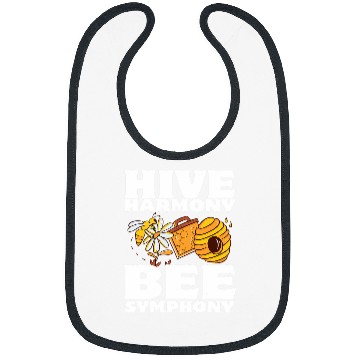 Discover Hive Harmony Bee Symphony Beekeeper Beekeeping Apiculturist Bibs