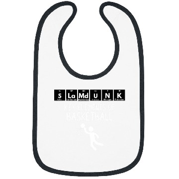 Discover Periodic Table of Elements funny basketball design Bibs