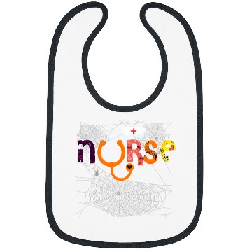 Discover Lacrosse Gift nurses Halloween With Pumpkin Boo Spider Witch Hat Bibs