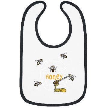 Discover HONEY Bee Honey Beehive Buzzing Beekeeping Design Bee Honey Bibs