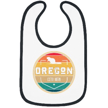 Discover Oregon homes State vintages Retro Beaver State Bibs