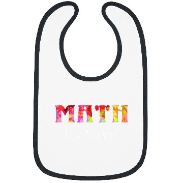 Discover Math Teacher Instructor Professor Educator Mathematics Bibs