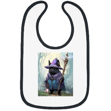 Discover French Bulldog Wizard Funny Dog Magic Bibs