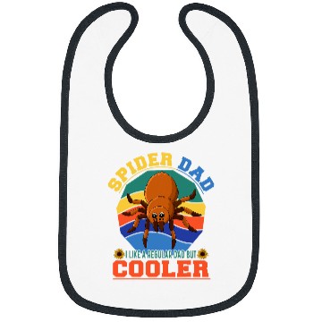 Discover vintages Retro Spider Dad Like A Regular Dad But Cooler Bibs