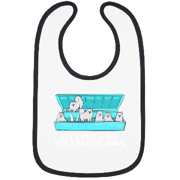 Discover Dog Samoyed Siberian Samoyed Owner Happiness Bibs
