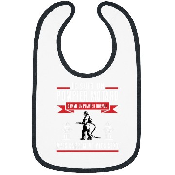 Discover Fireman Motorcycle Gift Fireman Biker Station Bibs