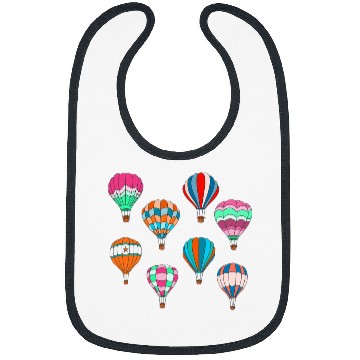 Discover Hot Air Balloons Cute Bibs