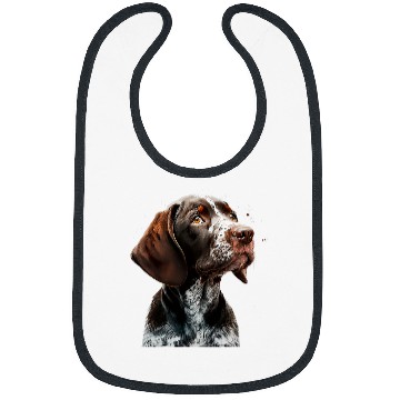 Discover Funny german shorthaired pointer Cute Puppy Bibs