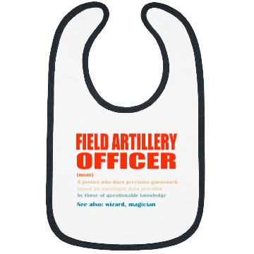 Discover Field Artillery Officer vintages Definition Wizard Magician Bibs