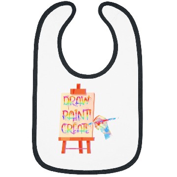 Discover Draw Paint Create Artist Funny Art Teacher Bibs