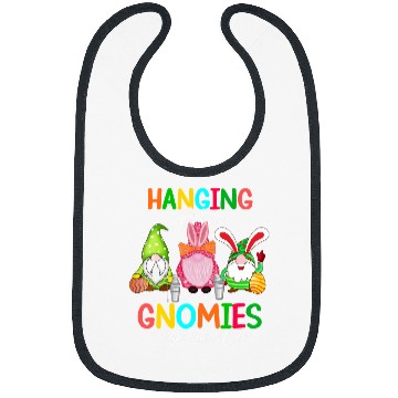 Discover Hanging With My Gnomies Bartender Crew Three Easter Gnomes Bibs