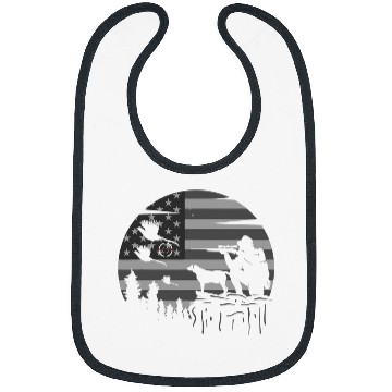 Discover Pheasant Hunting for Pheasant Hunter with american flag Bibs