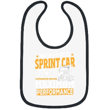 Discover Winged Sprint Car Racing Commanding Control Performance Bibs