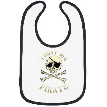 Discover Trust Me Im A Pirate Eyepatch Crossbones Buccaneer Bibs