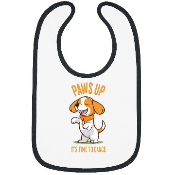 Discover Funny Beagle Dog Dance Competition Bibs