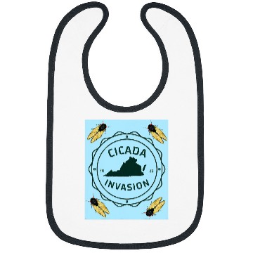 Discover Virginia Cicada Invasion 2 Bibs
