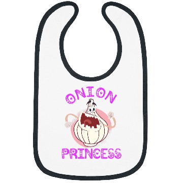 Discover Onion Princess Culinary Chef Cook Cooking School Vegetable Bibs