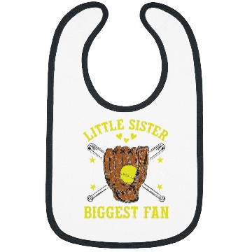 Discover Softball Sister 3 Bibs