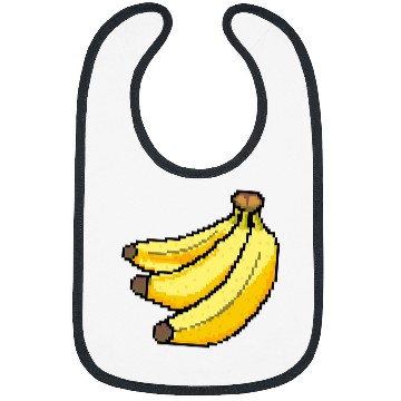 Discover Pixel Art Banana Bibs