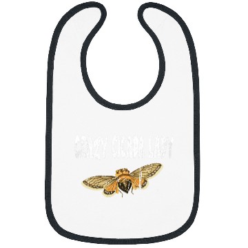 Discover vintages crazys Cicada Lady 2Brood X 2 Bibs