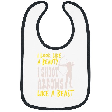 Discover I Shoot Arrows Like A Beast Archery Women Bibs