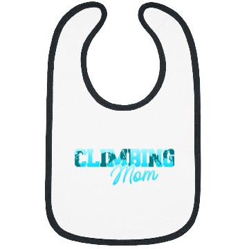 Discover Rock Climbing Mountaineer Bouldering Climbing Mom 1 Bibs