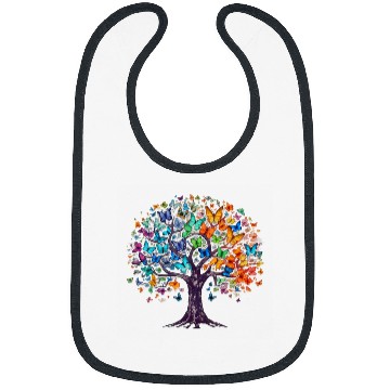 Discover Womens Butterfly Tree Flying Butterflies Bibs