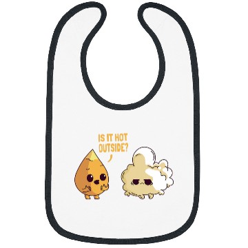 Discover Popcorn corn summer heat Bibs