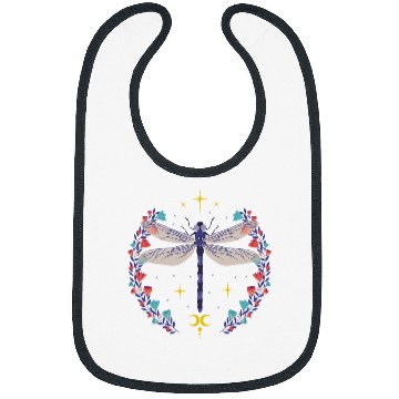 Discover Witchy Celestial Dragonfly Bibs